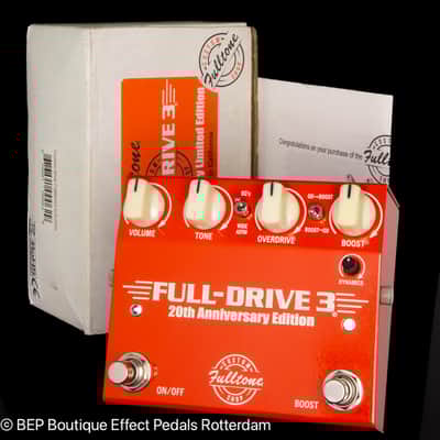 Fulltone Custom Shop FD-3 Full Drive 3 20th Anniversary Edition