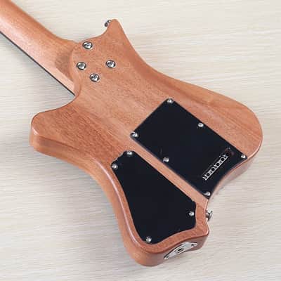 Custom Handmade HH Electric Guitar, Okoume Body and Neck image 9
