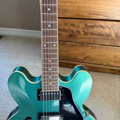 Epiphone ES-335 Traditional Pro Semi-Hollow Electric Guitar 2022 Inverness Green image 5