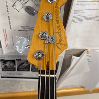 Fender American Ultra II Meteora Bass with Ebony Fretboard 2024 - Present - Texas Tea image 3