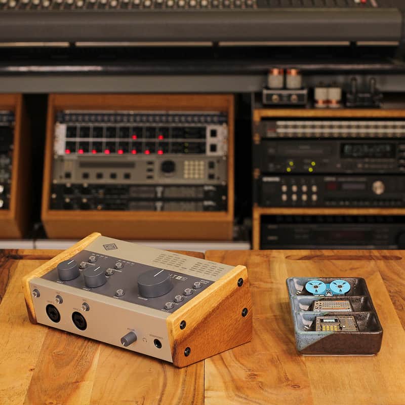 Universal Audio VOLT 476 4-In 4-Out USB Audio Interface Tilt Wood Panel Upgrade image 1