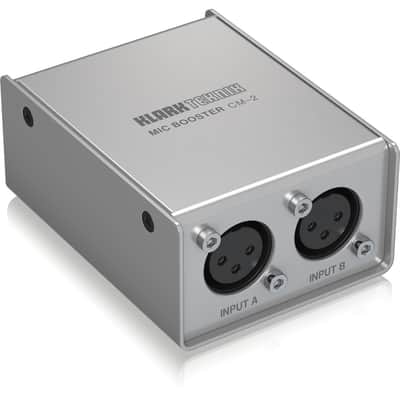 Klark Teknik MIC BOOSTER CM-2 2-Channel Dynamic Microphone Booster with High-Quality Preamp image 8