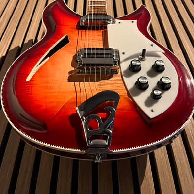 Rickenbacker 381/V69 2009 - Fireglo with OHSC. image 3