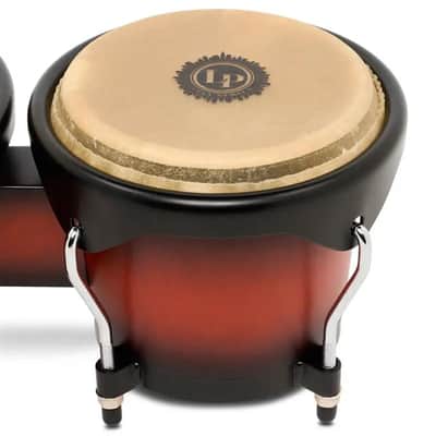 LP City II Mango Wood Bongos Vintage Sunburst image 3
