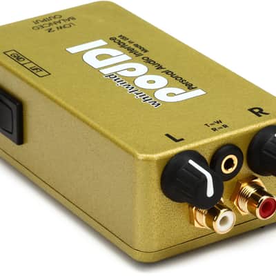 Whirlwind PodDI 1-channel Passive iPod / iPhone Direct Box image 1