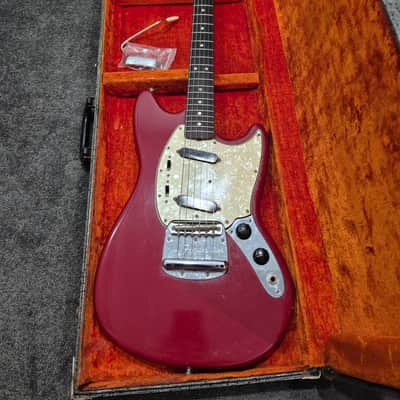 Fender Mustang Guitar with Rosewood Fretboard 1964 - 1969 - Dakota Red image 1