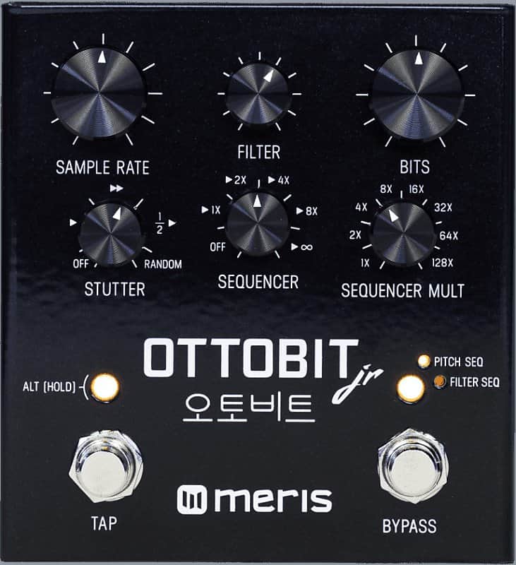 Meris Otto Bit Jr. Bit Crusher/ 6 Step Sequencer, 2021 Black (Authorized Dealer) image 1