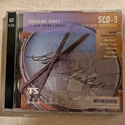 Ensoniq ASR-10 SCD-3 Sample CD - Steve Gadd