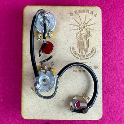 GVT ® Custom Prewired Harness Kit for Gibson® Les Paul® Junior – 0.022µF Ceramic Disc Capacitor image 1