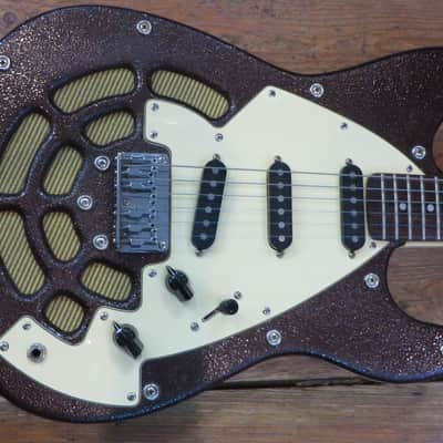 Vintage Lindert Thumbs Up Electric Guitar Made In USA Very Rare image 3