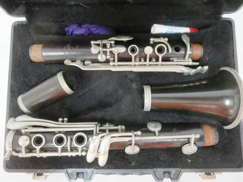 Normandy Intermediate-Level wood Clarinet, made in France, Acceptable condition image 1