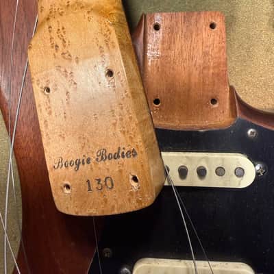 1970's Boogie Bodies S Style Hardtail W/ Birdseye Neck and '74 Strat pickups image 7
