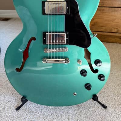 Epiphone ES-335 Traditional Pro Semi-Hollow Electric Guitar 2022 Inverness Green image 2