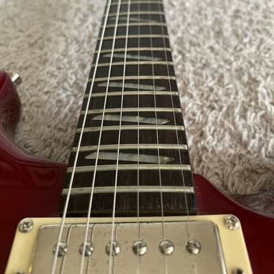 PRS SE Santana Signature 2001 MIK HH Scarlet Red Carlos Paul Reed Smith Guitar image 8