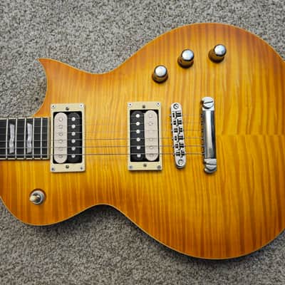 ESP LTD EC-1000T Honey Burst Satin Fishman Fluence 2019 image 2