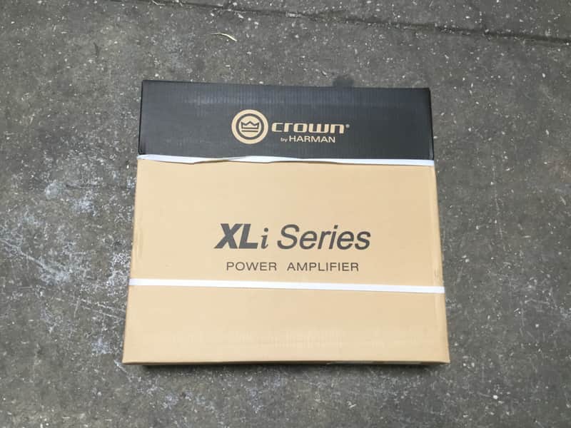 Crown XLI 2500 2-Channel 750-Watt Power Amp - Black image 1