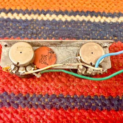 1963 Fender Jazzmaster Rhythm Circuit Harness  w/Pots, Wheels & Switch Pre CBS Vintage 1960's image 4