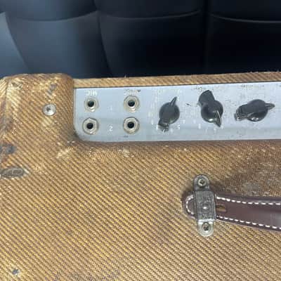 Fender Pro 5E5-A Narrow Panel 18-Watt 1x15" Guitar Combo 1955 - 1960 - Tweed image 8