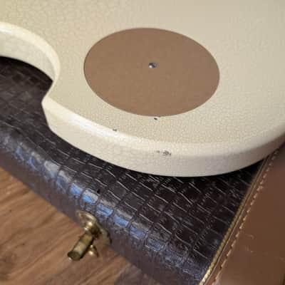 Jerry Jones Electric Sitar Guitar Harder To Find Gator White Crackle W/OHSC CLEAN! USA image 17