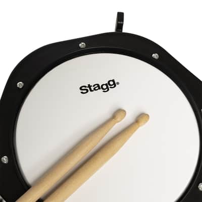 Stagg BELL-SET 32 Metallophone Set w/Stand, Practice Drum Pad, Sticks & Ergonomic Nylon Gig Bag image 5