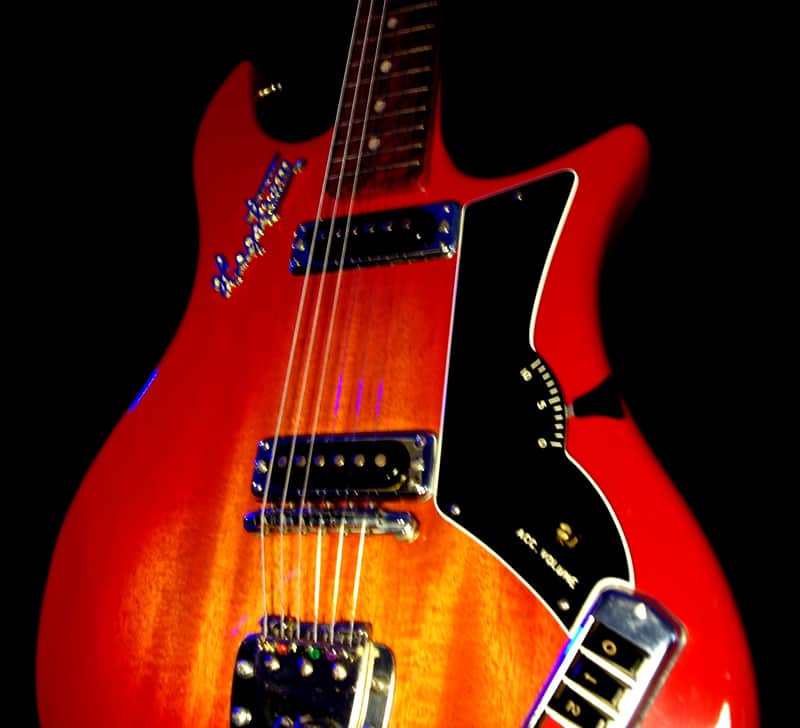 Hagstrom Impala 1965 Red Sunburst. VINTAGE. Stylish Guitar Icon of