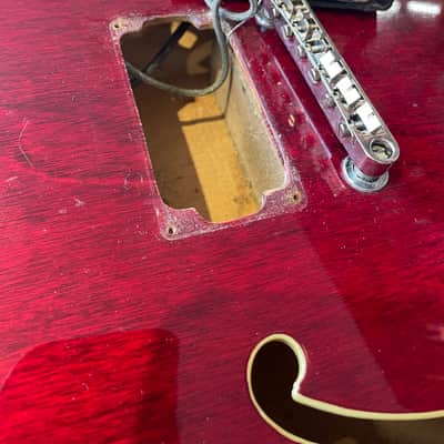 Electra SLM 2266 archtop electric 1970,s - Cherry image 12