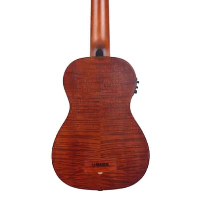 Kala UBASS-EM-FS Exotic Mahogany Top and Neck Acoustic-Electric Bass Ukulele image 3