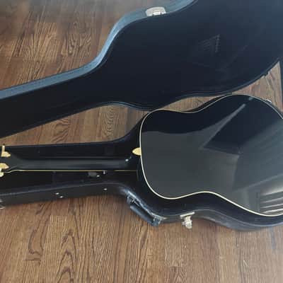 Yamaha LL6 Jumbo Acoustic-Electric Guitar 2010s - Black image 2