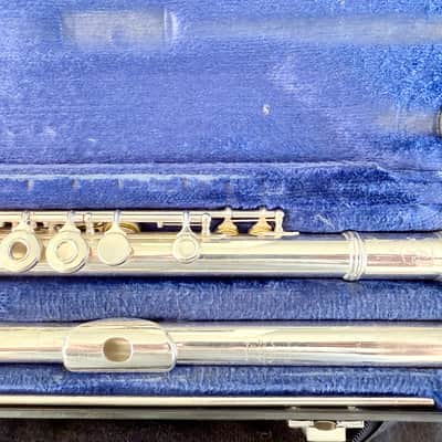 Gemeinhardt 3SHB/Model V Intermediate Flute - Custom Silver SY51 Head, Open Hole, B Foot - Fresh Service, Ready To Play! image 2