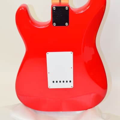 1993 Fender Squier Series Stratocaster MIK Electric Guitar, Rosewood Fingerboard, Torino Red w/ Lace Sensor Pickups & Sperzel Locking Tuning Gears image 11