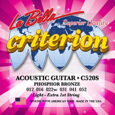LA BELLA C520S 12-52 Corde per Chitarra Acustica image 2
