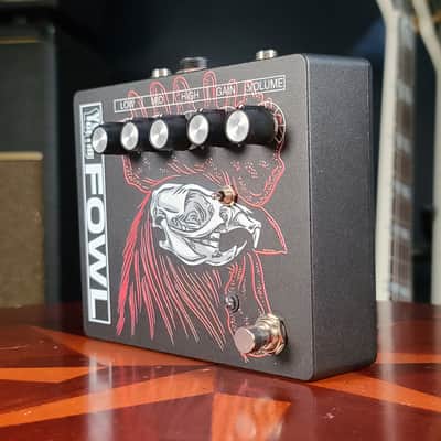 Fowl Sounds FX  Year of the Fowl Distortion Pedal with Rooster Skull Graphics image 4