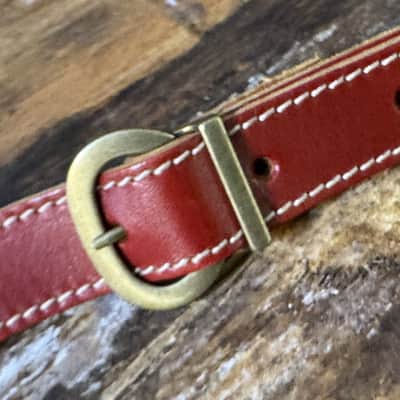 Blue Bell Straps ARTISAN ZOZO 73 Two Tone Aniline Colors Custom Shop for Al’s Music Factory image 8