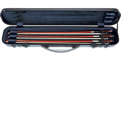 Bam Hightech Bows Case fits 6 Violin / Viola or 4 Cello Bows Black Carbon Look  7001XLC image 3