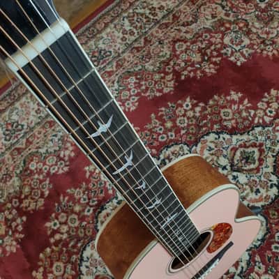 PRS SE P20E Tonare Parlor with Fishman GT1 Pickup 2020 - 2021 Lotus Pink + Limited Edition image 4