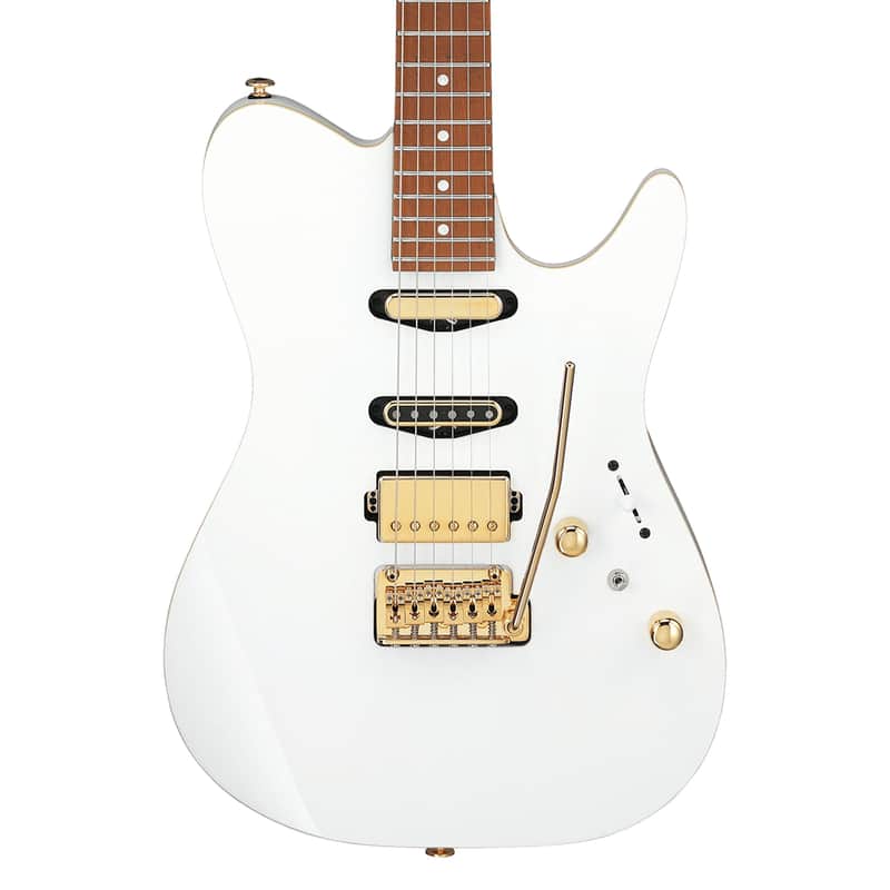 Ibanez LB1WH Lari Basilio Signature Electric Guitar w/Case - White image 1
