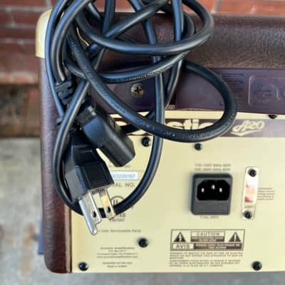 Acoustic A20 20W Acoustic Guitar Amplifier – Vintage-Styled Combo Amp with Chorus & Reverb image 13