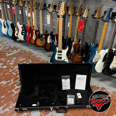 Schecter Custom Shop Sunset Custom Hsh Trans Sky Blue Made In USA image 8
