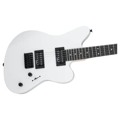 Jackson JS Series Surfcaster JS22 HT 6-String Right-Handed Electric Guitar with Poplar Body, Bolt-On Maple Neck, and Amaranth Fingerboard (Snow White) image 3