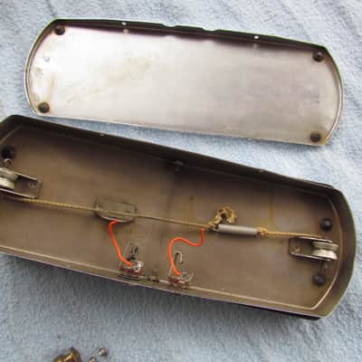 Vintage Fender Volume Pedal 1962-1963 Chrome For Repair Needs New Pot Vintage Fender Volume Pedal For Repair image 3