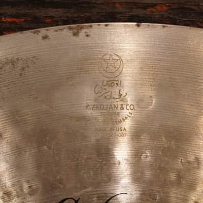 Zildjian 22" K. Custom Flat Top Ride Cymbal - 2590g image 4
