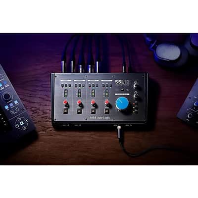 Solid State Logic SSL 12 USB Audio Interface 2024 - BLACK image 2