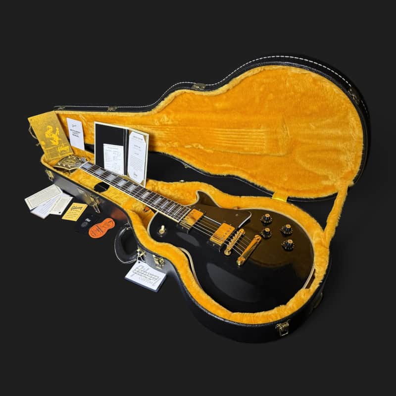 Gibson Custom Shop 1968 Les Paul Custom Reissue "Black Beauty" • Murphy Lab Ultra light aged • 4,17kg 2026 - Ebony image 1
