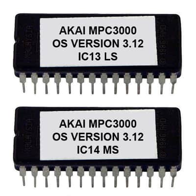 Akai MPC 3000 OS 3.12 Eproms MPC3000 Sampler Upgrade Firmware Eprom Rom Chip