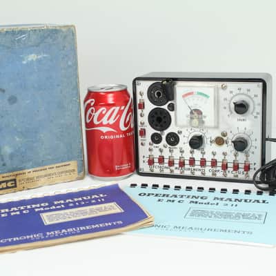 EMC Tube Tester Model 211 With Box And Manuals image 9