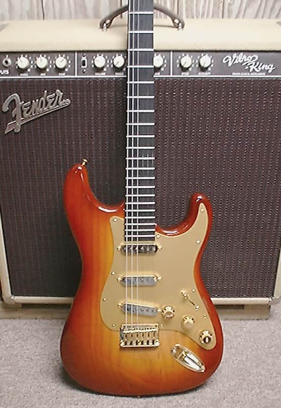 Gorgeous Handmade Stratocaster 1 piece ash body, Warmoth padouk neck, LSR tuners image 1
