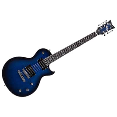 Solo-II Supreme - See Thru Blue Burst Schecter image 1
