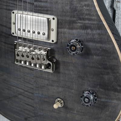 PRS CE 22 LTD Electric Guitar Flame Maple Top Faded Gray Black with Gig Bag image 5