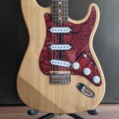 Blair Instruments Strat, Red Elm, Figured Maple Neck, | Reverb