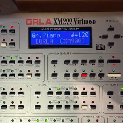 Orla XM900 DLX Orchestra Module - In Box - With Owners Manual & Master Start Disk - New Battery - Shipping Worldwide image 9